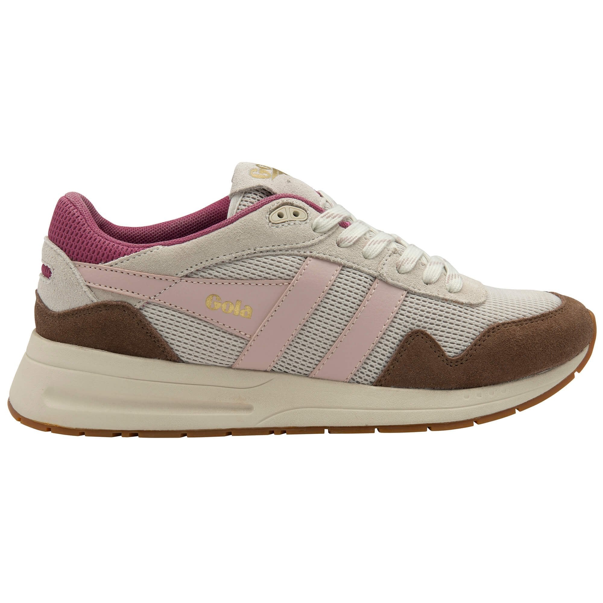 Delta Sneakers by Gola | Off White/Otter/Chalk Pink