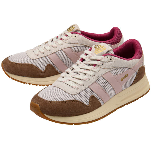 Delta Sneakers by Gola | Off White/Otter/Chalk Pink