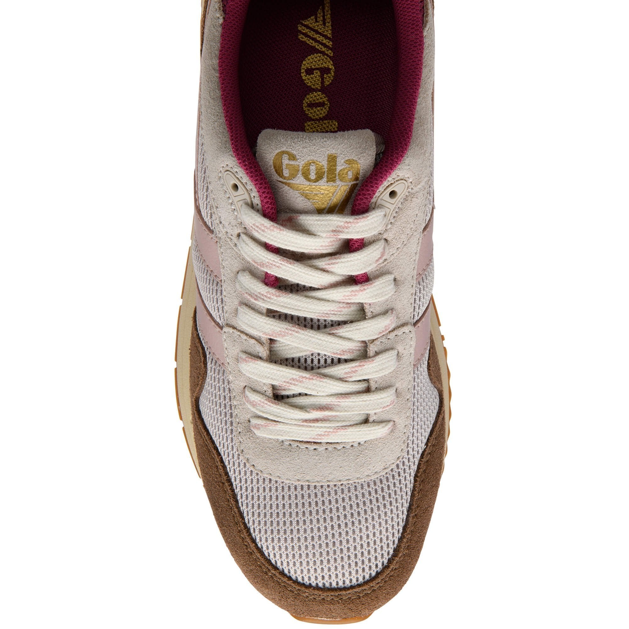 Delta Sneakers by Gola | Off White/Otter/Chalk Pink