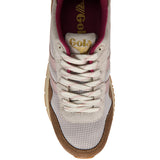 Delta Sneakers by Gola | Off White/Otter/Chalk Pink