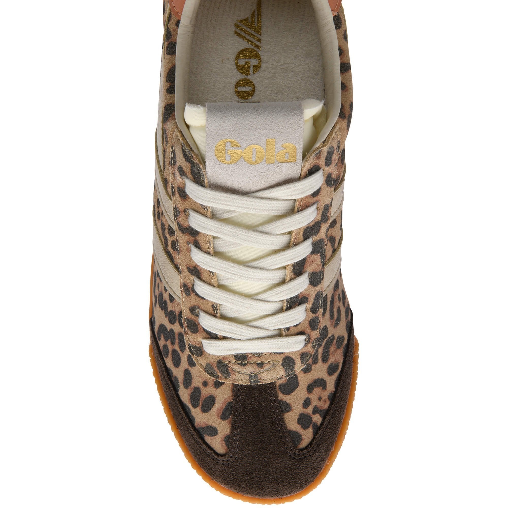 Elan Safari Sneakers by Gola | Leopard/Mocha/Gold/Terracotta