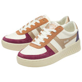 Grandslam Quadrant by Gola | White/Cerise/Rose Gold/Plum