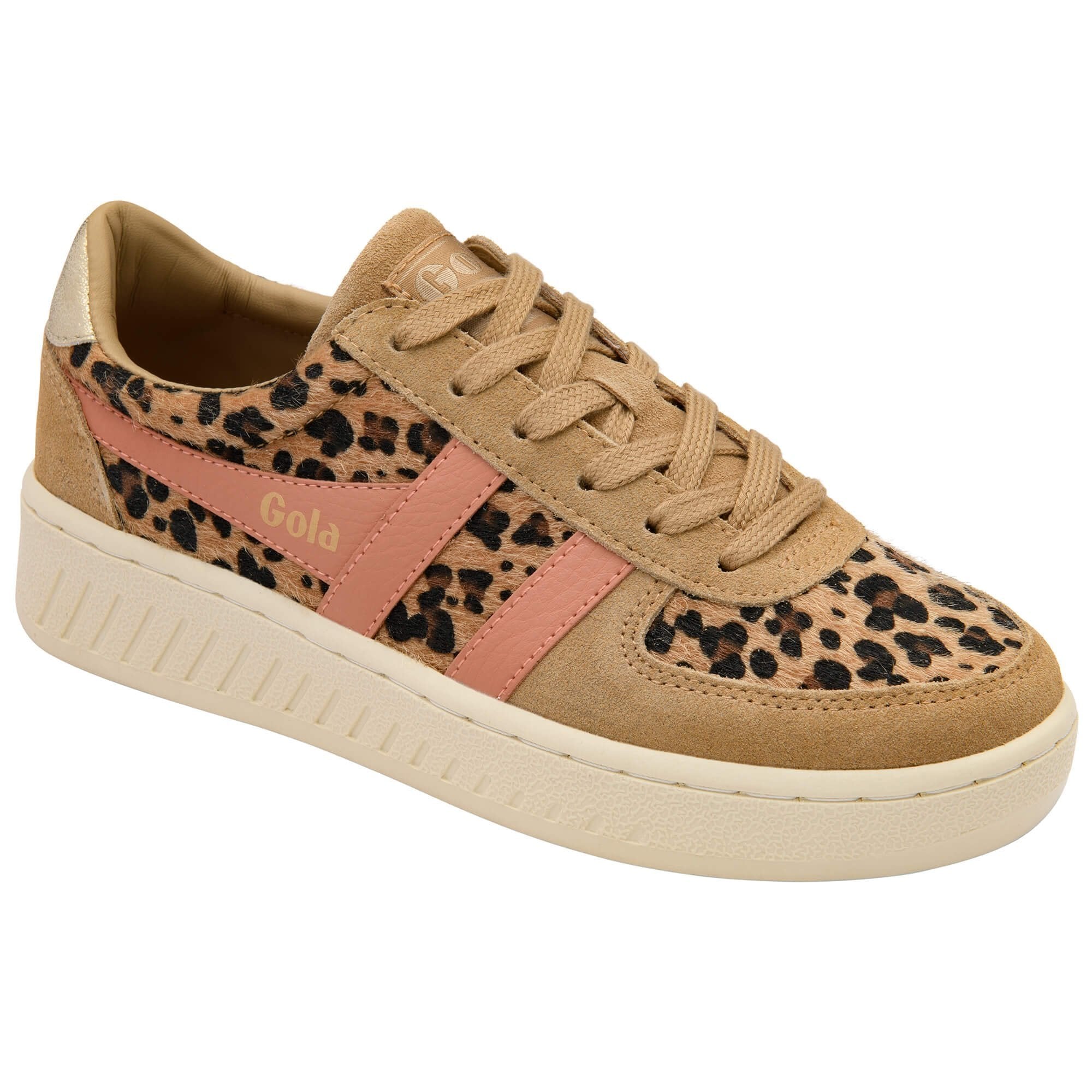 Grandslam Savanna Sneakers by Gola | Leopard/Light Caramel/Terracotta
