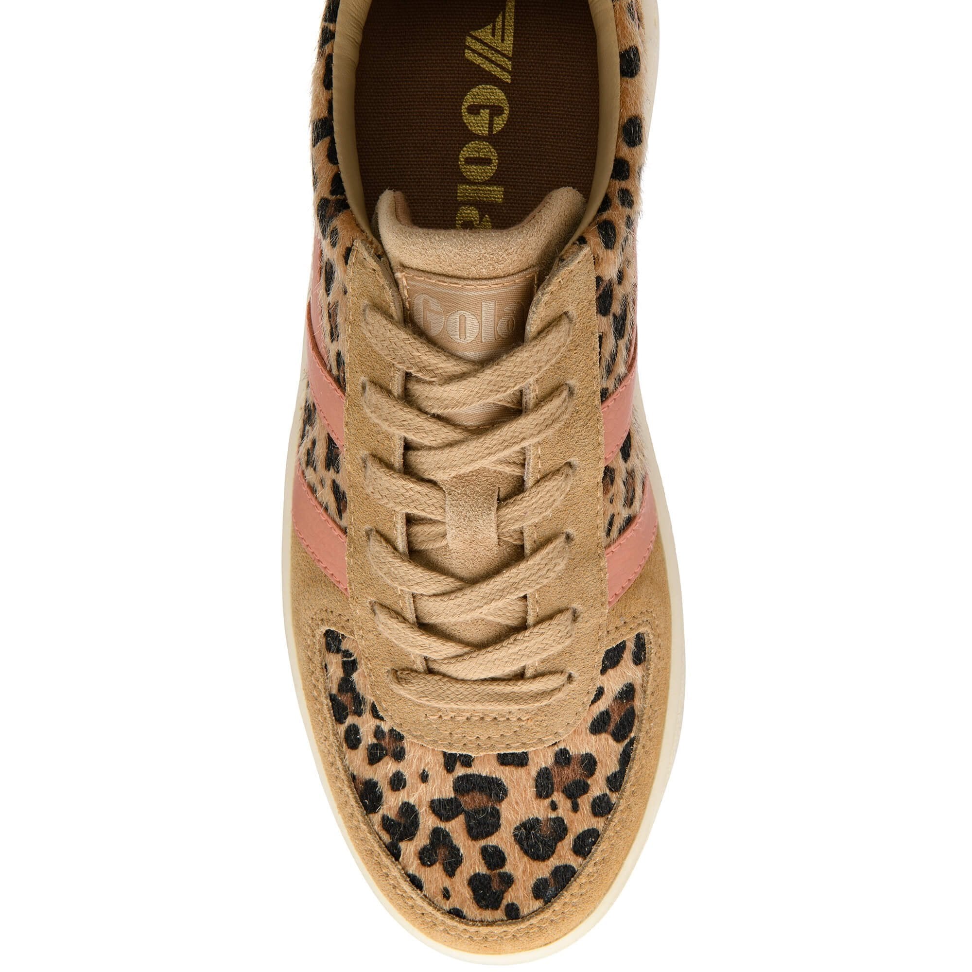 Grandslam Savanna Sneakers by Gola | Leopard/Light Caramel/Terracotta