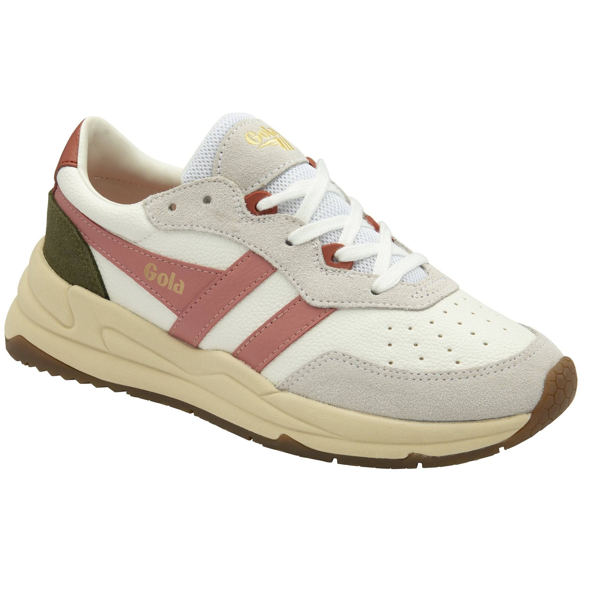 Saturn White/Coral Pink/Khaki