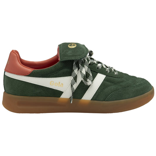 Stadia ’86 Sneakers by Gola | Evergreen/Off White/Hot Coral/Gum