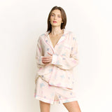 Good Life LS Shortie PJ Set by Honeydew | Budding Butterflies
