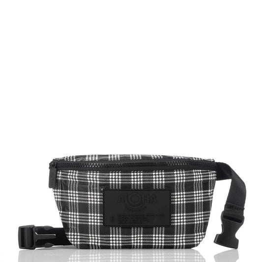 Palaka Mini Hip Pack by Aloha Collection | Black/White - Full