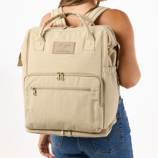 Tiny Stripe Le Bebe by Aloha Collection | Frappe/Latte