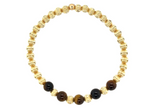 Lily GF Bracelet by Bara Boheme | Tigers Eye