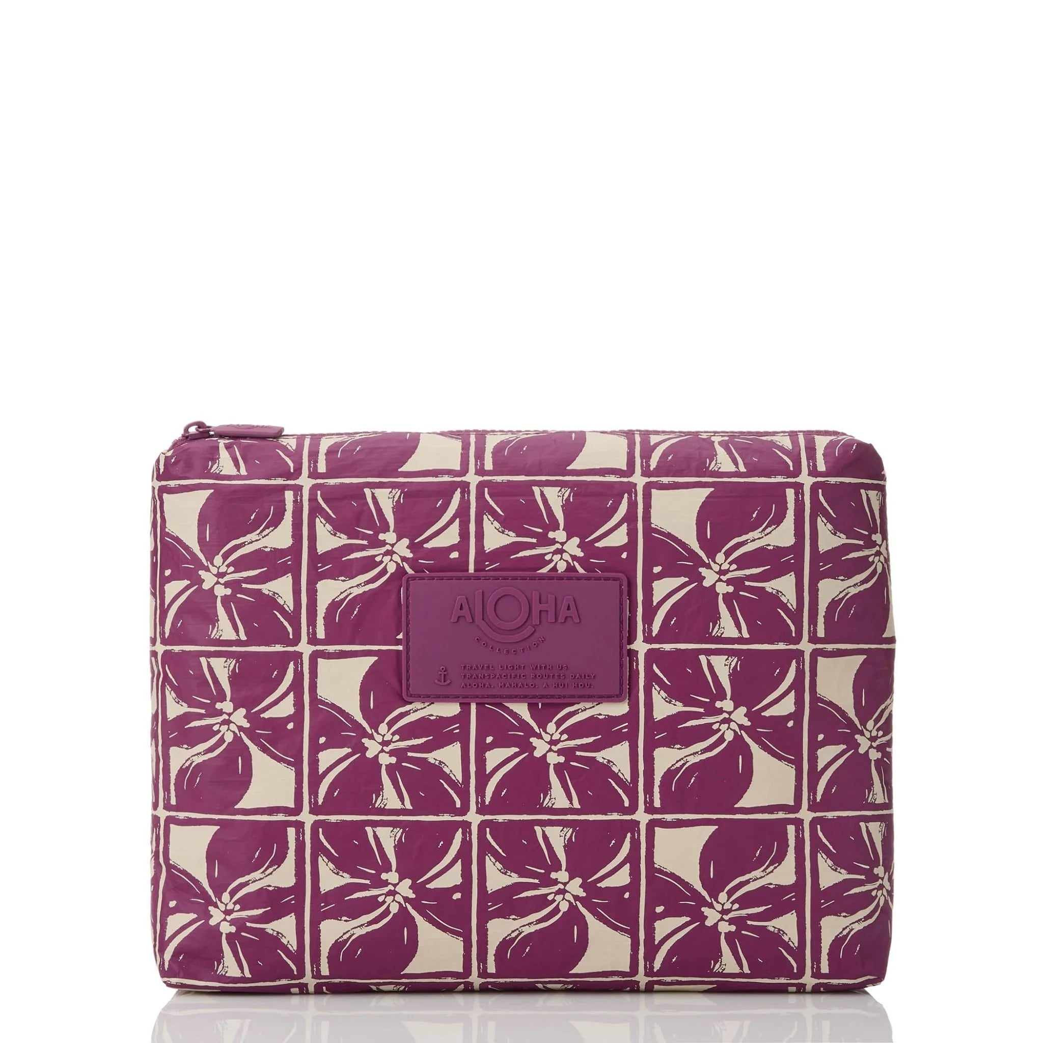 Lattice Mid by Aloha Collection | Sandstone/Plum
