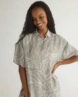 Oversized SS Shirt by Bella Dahl | Tropical Print