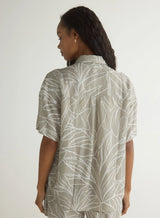 Oversized SS Shirt by Bella Dahl | Tropical Print