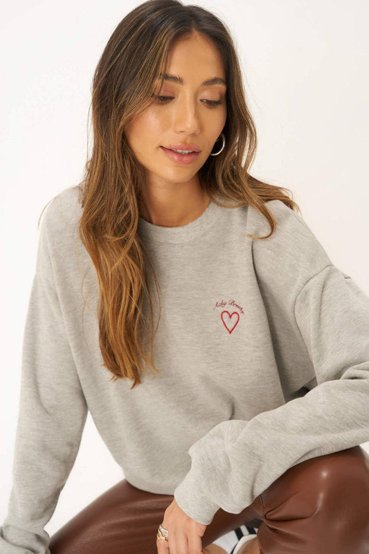 Achy Breaky Heart Sweatshirt by Project Social T - Front View