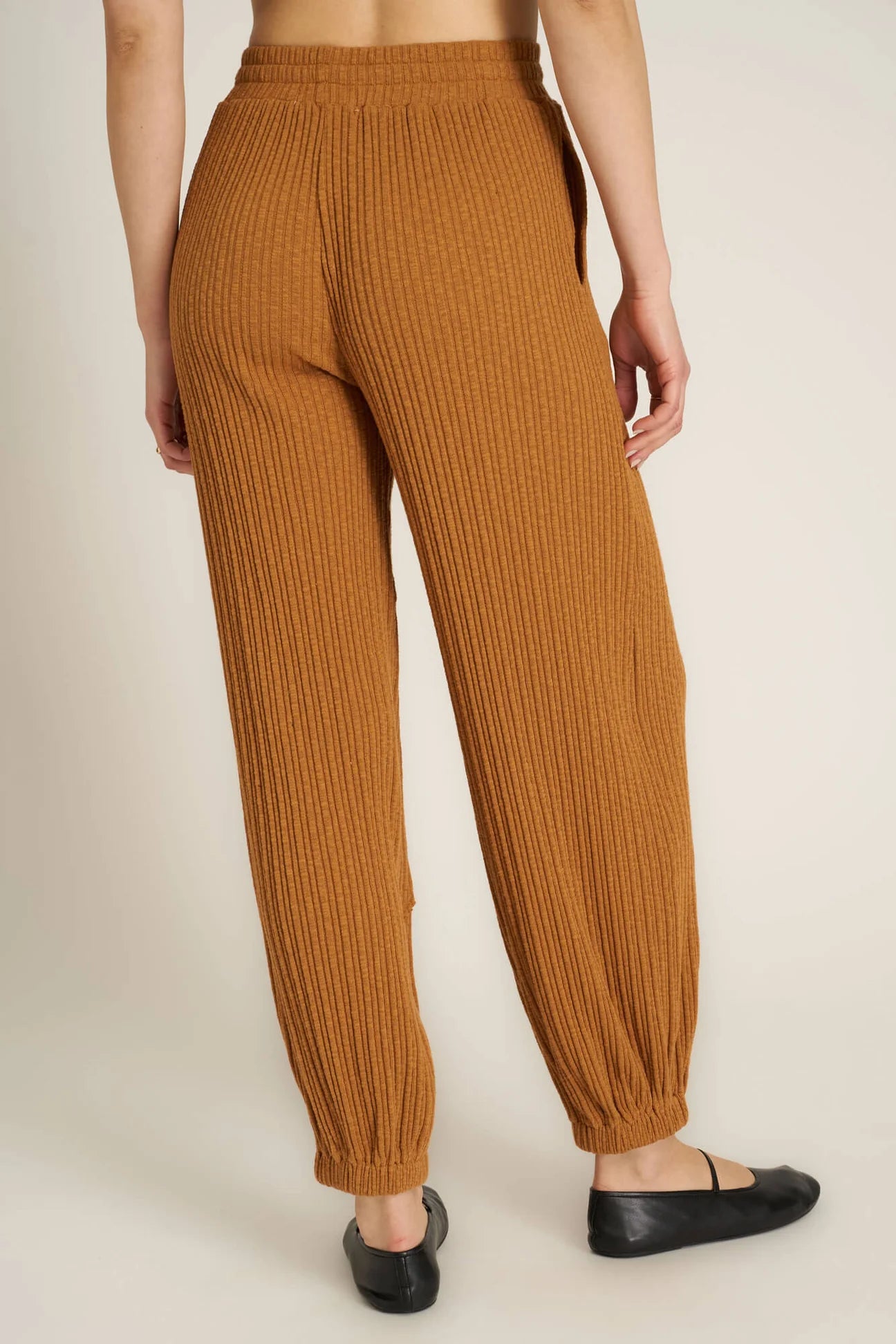 Luca Textured Pant Saddle