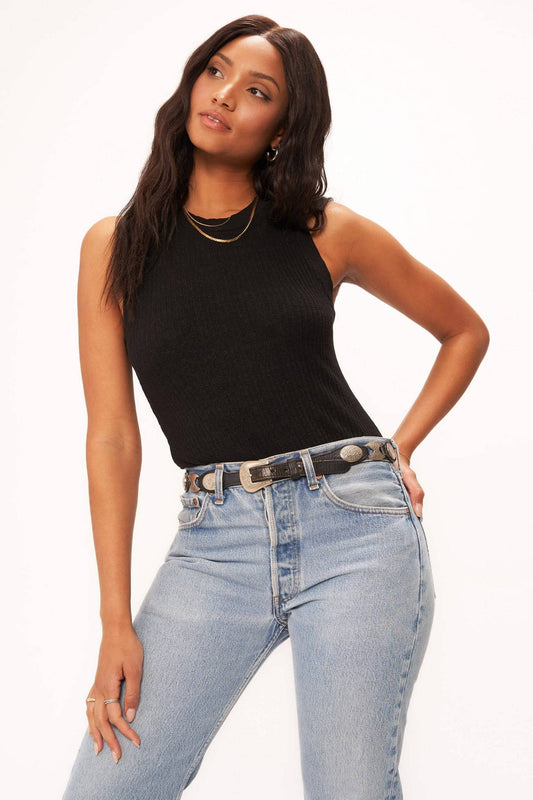 Player Racerback Rib Tank by Project Social T | Black - Zen&Zip