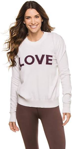 Love Brooklyn Sweater by Spiritual Gangster | White - Zen&Zip