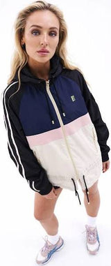 P.E. Nation Man Down Color Block Jacket Fog