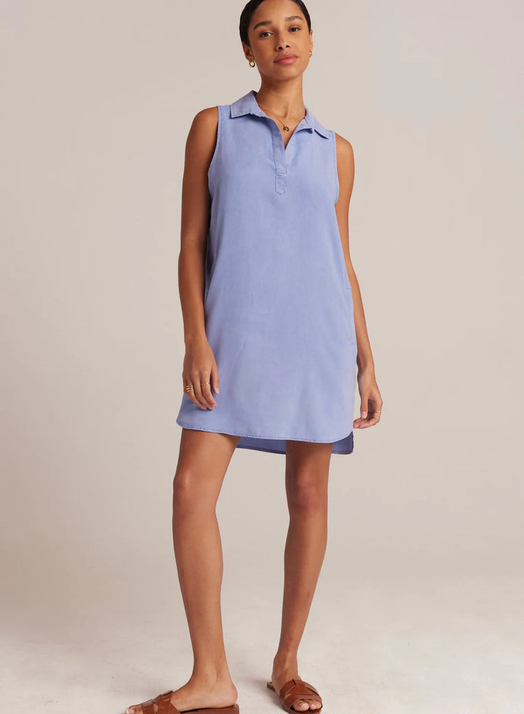 Sleeveless A-Line Dress Peri Blue
