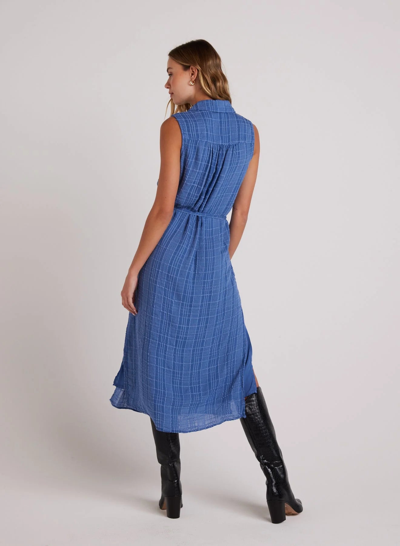 Sleeveless Midi Dress by Bella Dahl | Bright Indigo