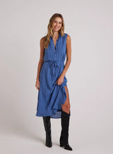 Sleeveless Midi Dress by Bella Dahl | Bright Indigo