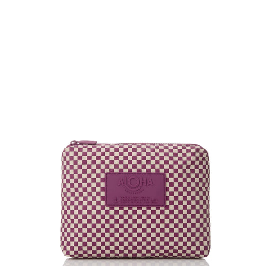 Tiny Check Mini by Aloha Collection | Sandstone/Plum