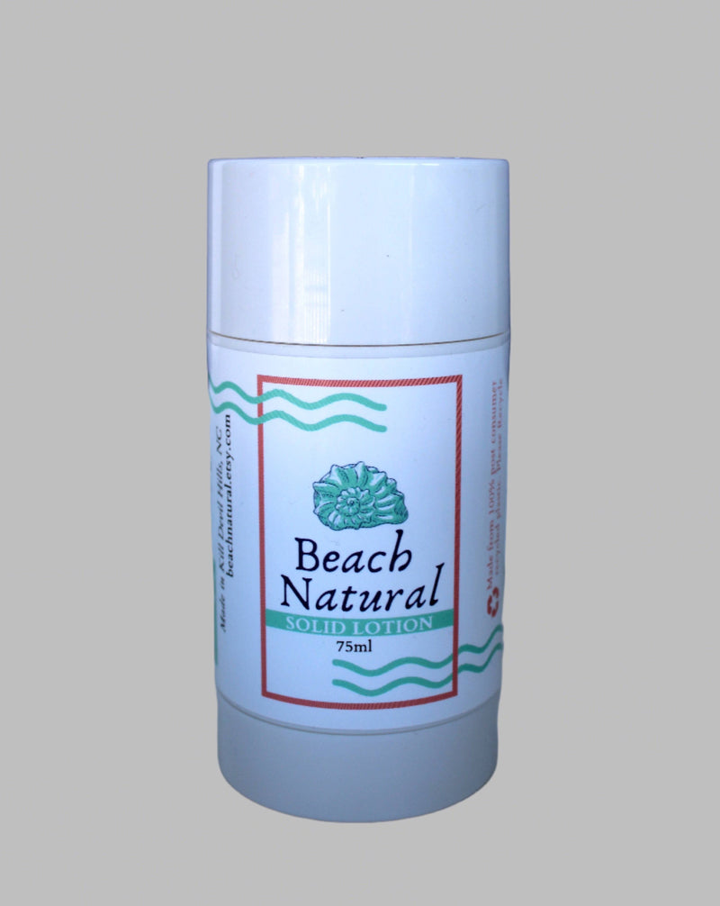 Solid Lotion Twist Up Tube by Beach Naturals | Eucalyptus Mint