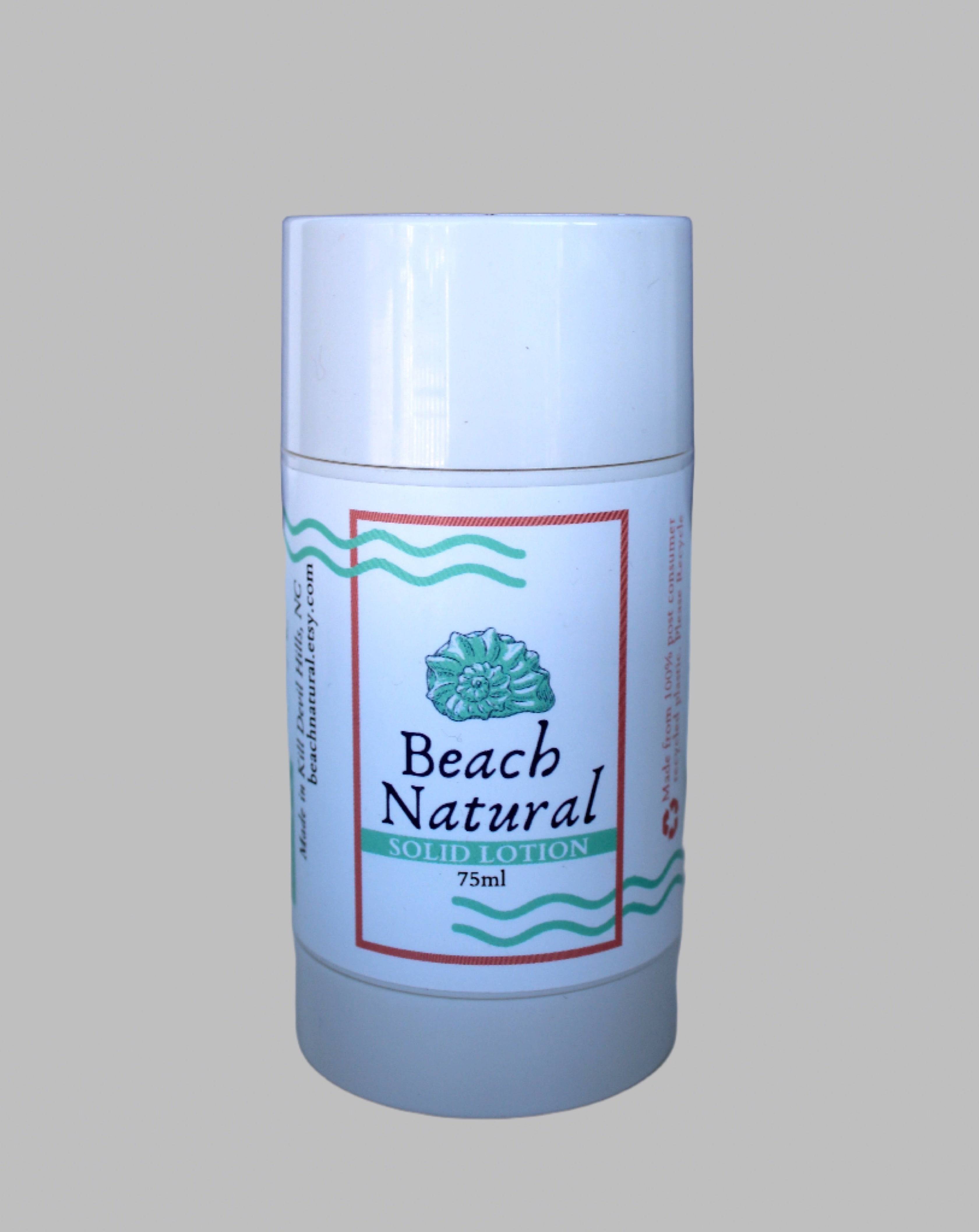 Solid Lotion Twist Up Tube by Beach Naturals |  Warm Vanilla Sugar