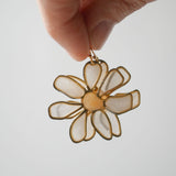 Daisy Stained Glass Earrings