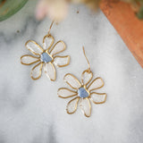 Daisy Stained Glass Earrings