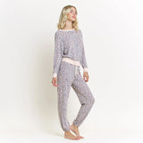 Star Seeker Long Set by Honeydew | Natural Leopard
