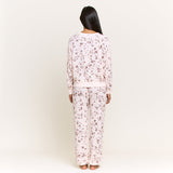Star Seeker Long Set Powdery Peach Leopard, back