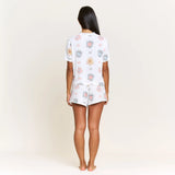 Star Seeker Tee Shortie Set by Honeydew | Ivory Western Suns