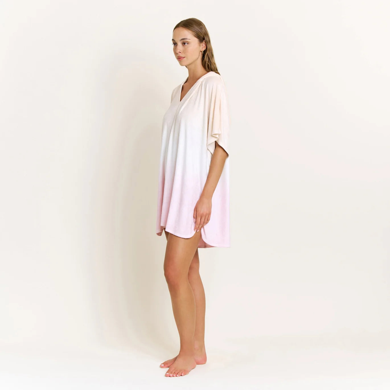 Take a Break Oversized Hoodie by Honeydew | Sunset Dip Dye