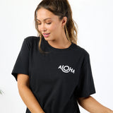 ALOHA Men’s Tee by Aloha Collection | White/Black