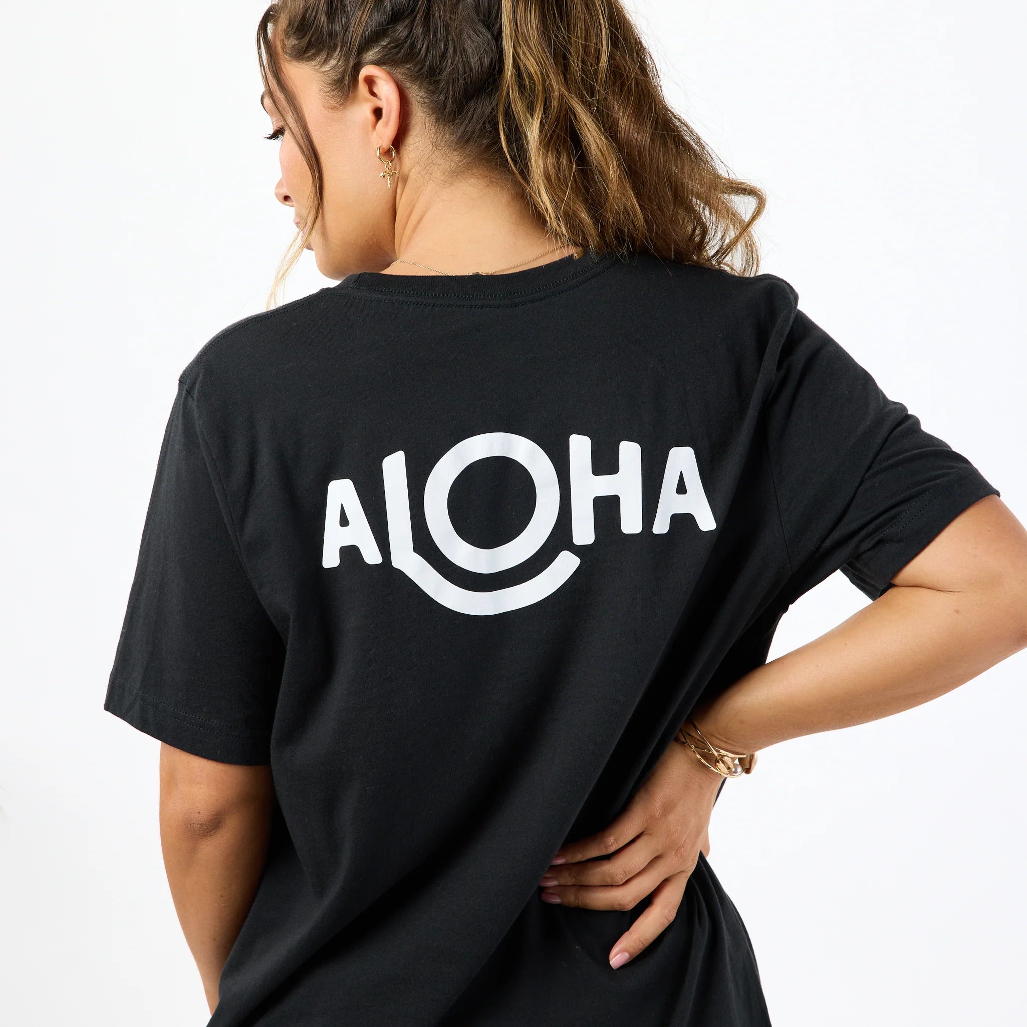ALOHA Men's Tee by Aloha Collection | White/Black – Zen&Zip