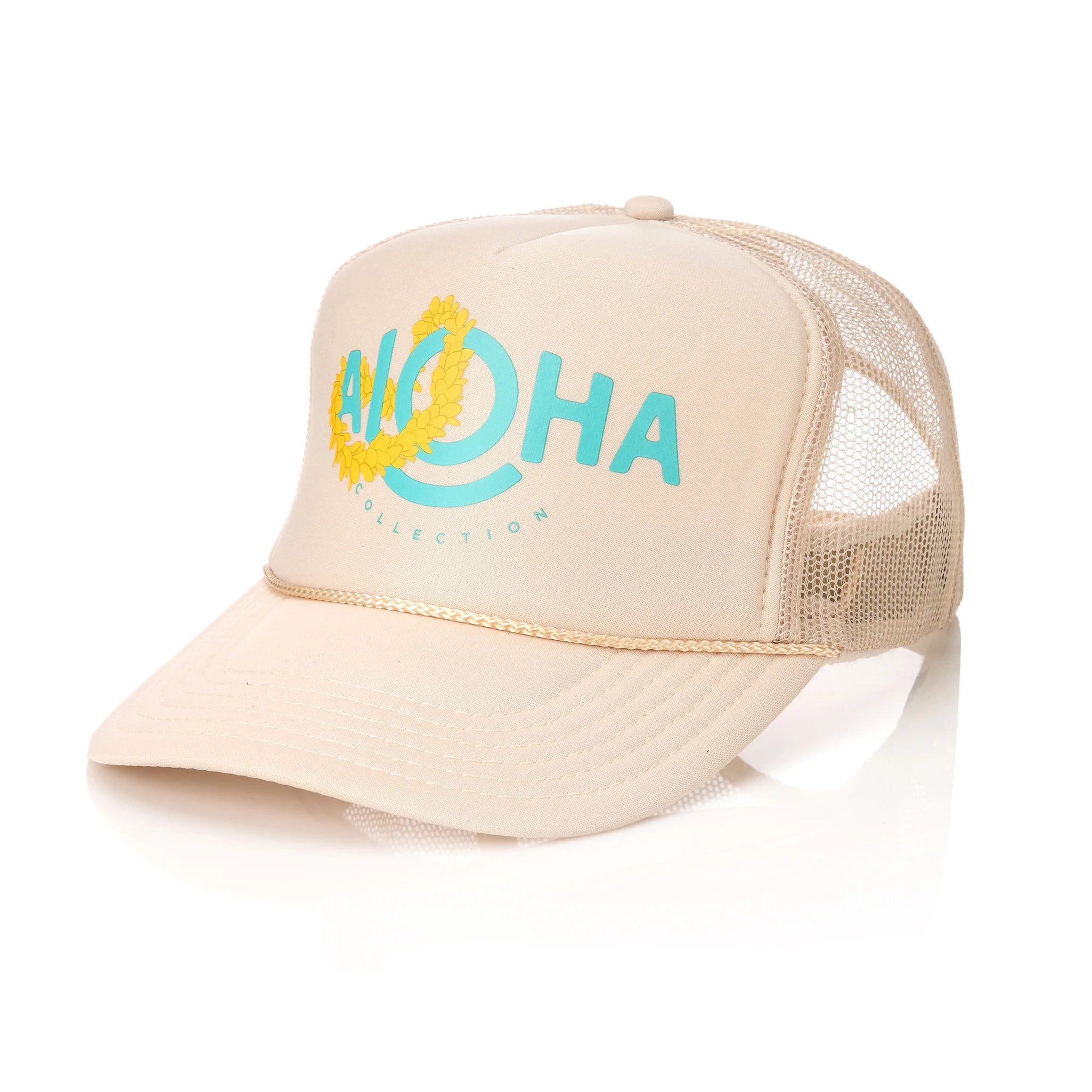 Lei ALOHA Trucker by Aloha Collection | Sandstone