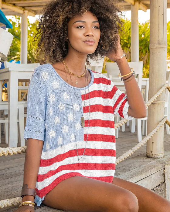 Calliope Flag Top Cotton by Wooden Ships | Flag