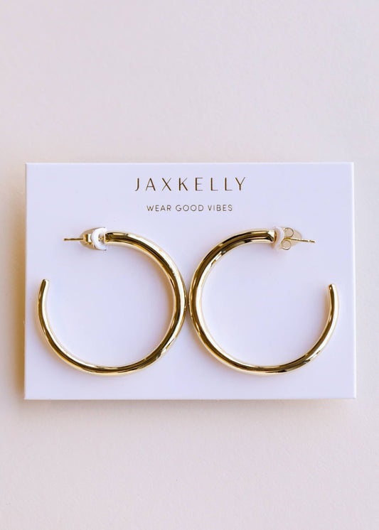 Everyday Gold Hoop - Large - Zen&Zip