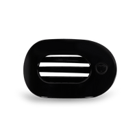Jet Black Small Flat Round Clip