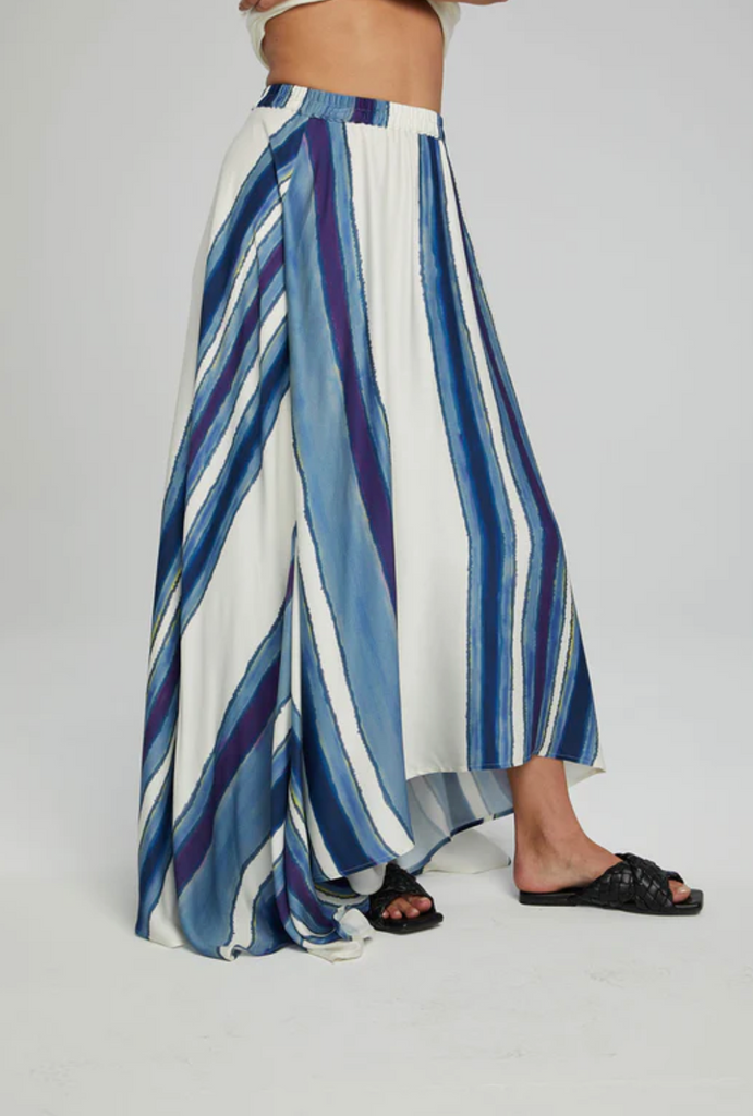 Hazel Maxi Skirt Pacific Stripe