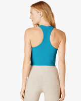 Spacedye Spirited Cropped Tank Blue Glow Heather - Zen&Zip