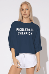 Pickleball 1991 Sweatshirt Navy - Zen&Zip