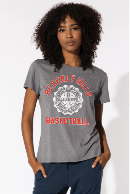 Beverly Hills Basketball Classic Tee Heather Grey