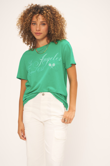 La Racquet Club Tee Emerald